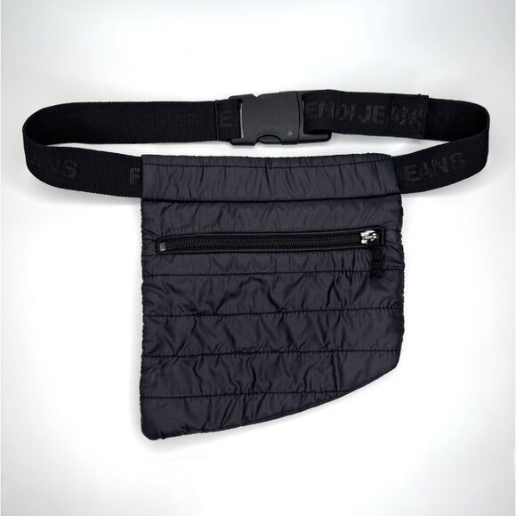 Fendi Jeans Belt Bumbag Logo Black Nylon Bag - Picture 1 of 13